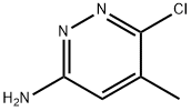 3-氨基-5-甲基-6-氯哒嗪 结构式
