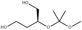 (S)-2-(1-METHOXY-1-METHYLETHOXY)-BUTANEDIOL 结构式
