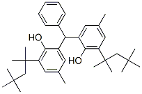 2-[[2-hydroxy-5-methyl-3-(2,4,4-trimethylpentan-2-yl)phenyl]-phenyl-me thyl]-4-methyl-6-(2,4,4-trimethylpentan-2-yl)phenol 结构式