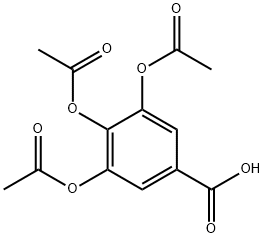 3,4,5-三乙酸基苯甲酸 结构式