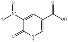 2-羟基-3-硝基吡啶-5-羧酸 结构式