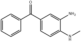 [3-amino-4-(methylamino)phenyl] phenyl ketone 结构式