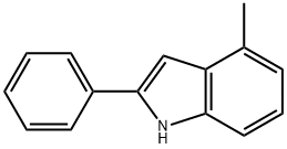 4-甲基-2-苯基-1H-吲哚 结构式
