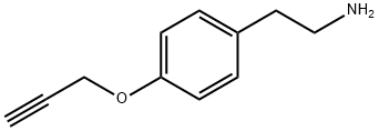 Benzeneethanamine, 4-(2-propynyloxy)- (9CI) 结构式