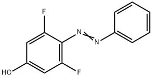 3,5-DIFLUORO-4-(PHENYLDIAZENYL)PHENOL 结构式