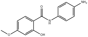 Benzamide, N-(4-aminophenyl)-2-hydroxy-4-methoxy- (9CI) 结构式