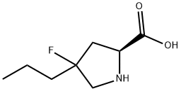 L-Proline, 4-fluoro-4-propyl- (9CI) 结构式