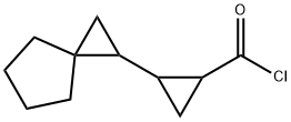 Cyclopropanecarbonyl chloride, 2-spiro[2.4]hept-1-yl- (9CI) 结构式