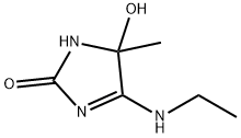 2H-Imidazol-2-one, 4-(ethylamino)-1,5-dihydro-5-hydroxy-5-methyl- (9CI) 结构式