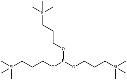 Phosphorous acid 3-(trimethylsilyl)propyl ester 结构式