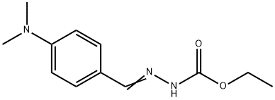 ethyl N-[(4-dimethylaminophenyl)methylideneamino]carbamate 结构式