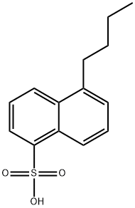 5-Butyl-1-naphthalenesulfonic acid 结构式