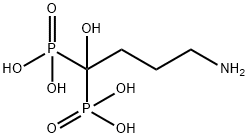 阿仑膦酸 结构式