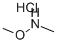 N,O-二甲基羟胺盐酸盐 结构式