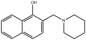 2-(甲基哌啶)-1-萘酚 结构式
