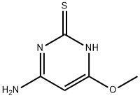 2(1H)-Pyrimidinethione,  6-amino-4-methoxy-  (9CI) 结构式