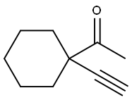 Ethanone, 1-(1-ethynylcyclohexyl)- (9CI) 结构式