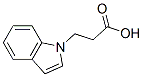 1H-indole-1-propionic acid  结构式