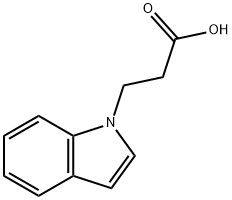 1-吲哚丙酸 结构式