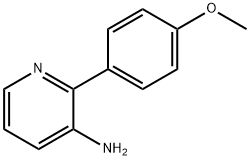 2-(4-甲氧基苯基)吡啶-3-胺 结构式