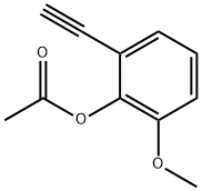 Phenol, 2-ethynyl-6-methoxy-, acetate (9CI) 结构式