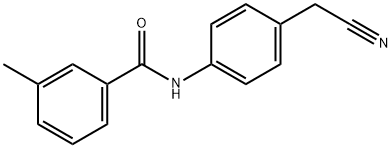 Benzamide, N-[4-(cyanomethyl)phenyl]-3-methyl- (9CI) 结构式