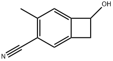 Bicyclo[4.2.0]octa-1,3,5-triene-3-carbonitrile, 7-hydroxy-4-methyl- (9CI) 结构式