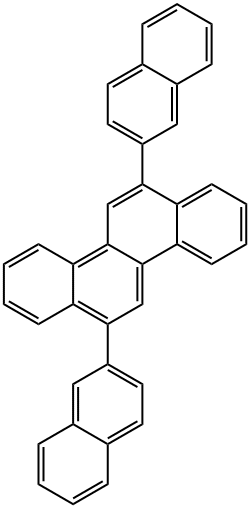 6,12-BIS(2-NAPHTHYL)CHRYSENE 结构式