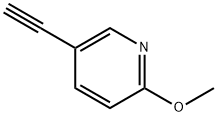 5-乙炔-2-甲氧基吡啶 结构式