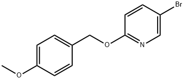 5-BROMO-2-(4-METHOXYBENZYLOXY)PYRIDINE 结构式