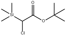 TERT-BUTYL-2-CHLORO-2-TRIMETHYLSILYLACETATE 结构式