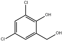 2,4-二氯-6-(羟甲基)苯酚 结构式