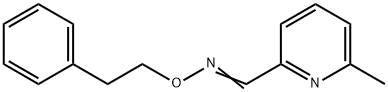 6-METHYL-2-PYRIDINEALDOXIME O-PHENETHYL ETHER 结构式