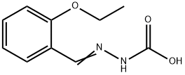 [(2-ethoxyphenyl)methylideneamino]carbamic acid 结构式