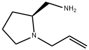 N-烯丙基-2-氨甲基吡咯烷 结构式