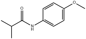 N-(4-methoxyphenyl)-2-methyl-propanamide 结构式