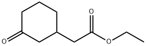 2-(3-氧代环己基)乙酸乙酯 结构式