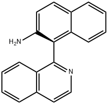 1-(2-氨基-1-萘基)异喹啉 结构式