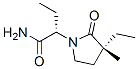 1-Pyrrolidineacetamide,alpha,3-diethyl-3-methyl-2-oxo-,(alphaS,3R)-(9CI) 结构式