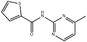 2-Thiophenecarboxamide,N-(4-methyl-2-pyrimidinyl)- 结构式