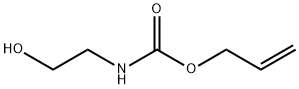 2-(烯丙氧基羰基氨基)-1-乙醇 结构式