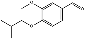 4-异丁氧基-3-甲氧基苯甲醛 结构式