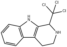 2,3,4,9-Tetrahydro-1-(trichloromethyl)-1H-pyrido[3,4-b]indole 结构式