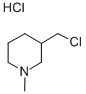 3-氯甲基-1-甲基哌啶盐酸盐 结构式