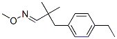 Benzenepropanal, 4-ethyl-alpha,alpha-dimethyl-, O-methyloxime, (E)- (9CI) 结构式