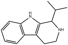 1-异丙基-2,3,4,9-四氢-1H-吡啶基[3,4-B]吲哚 结构式