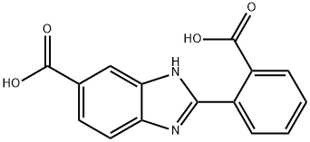 2-(2-Carboxyphenyl)-1H-benzimidazole-5-carboxylic acid 结构式