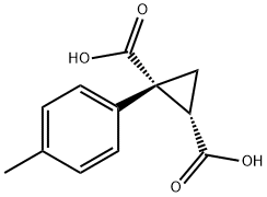 (1R,2S)-1-P-TOLYL-CYCLOPROPANE-1,2-DICARBOXYLIC ACID 结构式