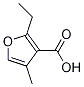 2-乙基-4-甲基呋喃-3-羧酸 结构式