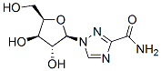 1-[(2R,3R,4R,5R)-3,4-dihydroxy-5-(hydroxymethyl)oxolan-2-yl]-1,2,4-triazole-3-carboxamide 结构式